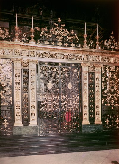 Puertas de la pantalla del santuario, Catedral de San Pablo, 1710 de Jean Tijou